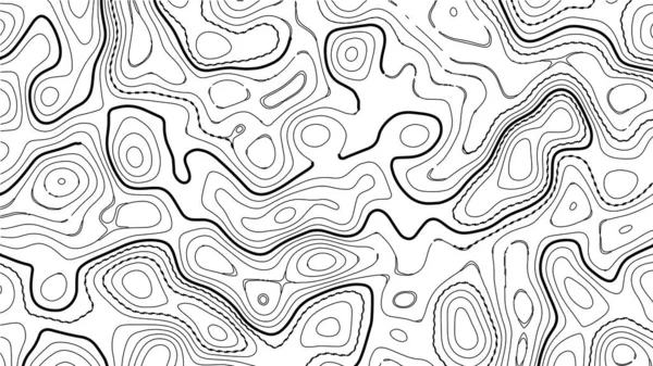 Topografisk Karta Bakgrund Rutnätskarta Abstrakt Vektor Illustration — Stock vektor