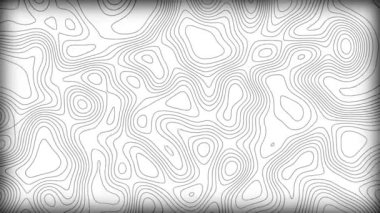 Kusursuz döngü fraktal çizgiler arka plan. Soyut arkaplan gibi topografik harita