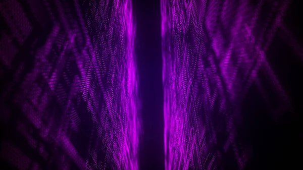 Абстрактный Технологический Фон Цифровой Код Больших Данных Рендеринг — стоковое фото