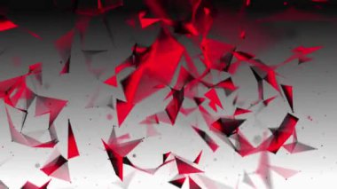 Ağ bağlantısı yapısı. Noktalar ve doğrular birleştiriliyor. Büyük veri. Soyut teknoloji geçmişi. 3D görüntüleme. 4K