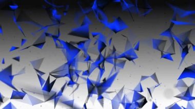 Ağ bağlantısı yapısı. Noktalar ve doğrular birleştiriliyor. Büyük veri. Soyut teknoloji geçmişi. 3D görüntüleme. 4K