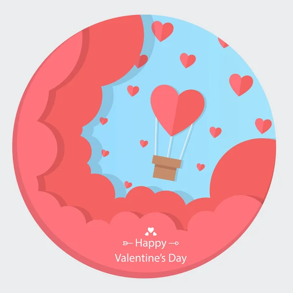 Valentinstag Vektor Grafikdesign Hintergrund — Stockfoto