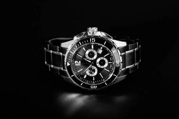 Elegant Gentleman Watch Made Photographic Studio — Fotografia de Stock