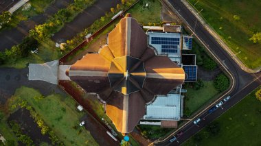 21 Kasım 2021 'de Nossa Sinyora de Guadalupe Katedrali' nde öğleden sonra. Yüksek kalite fotoğraf