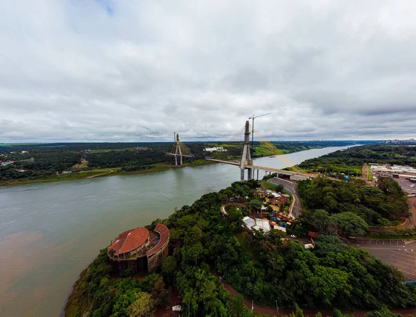 Uluslararası Entegrasyon Köprüsü inşaatı - Brezilya x Paraguay - Haziran 07, 2022. Yüksek kalite fotoğraf