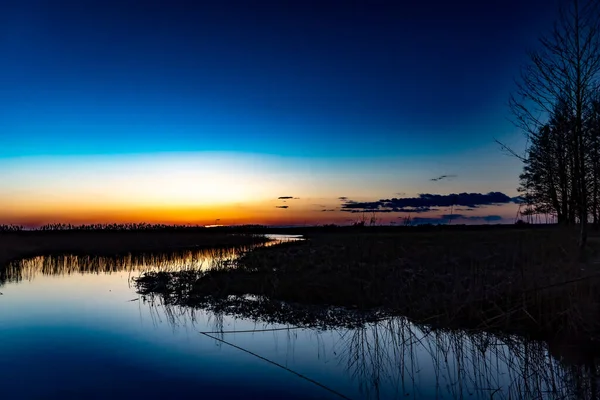 Sunset Narew River Valley Narew National Park — Photo