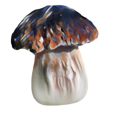 Beyaz arka planda farklı kahverengi mantar başlıkları, Klip sanatı, sanat, El mantarı çizimi.