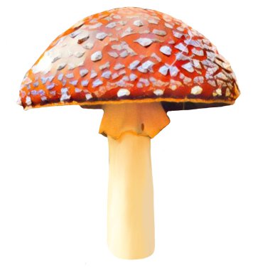 Different Amanita Mushrooms on white background, clip-art, art, illustration. Ycan yse it on your own.