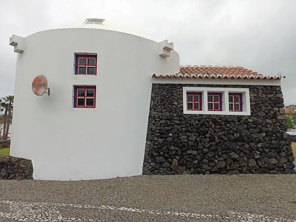 Wyspa Terceira Krajobraz Maj 2022 Klif Pobliżu Oceanu — Zdjęcie stockowe
