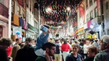 Sokak Festivali Sanjoaninas Angra Derin Nefes alıp Dans Eden Haziran 2022