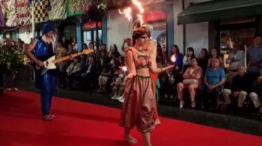 Sokak Festivali Sanjoaninas Angra Derin Nefes alıp Dans Eden Haziran 2022