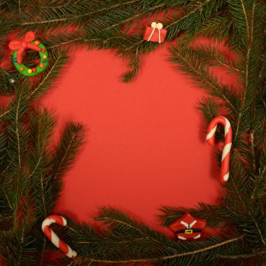 Noel ağacıyla Noel arkaplanı