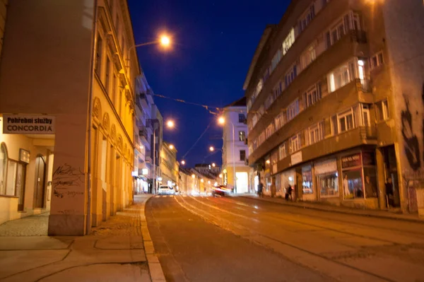 Brno 'nun Çek gece görüşü 