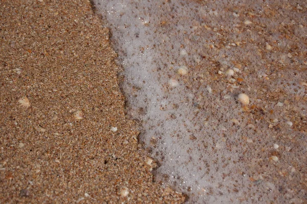 Текстура Песка Пеной — стоковое фото