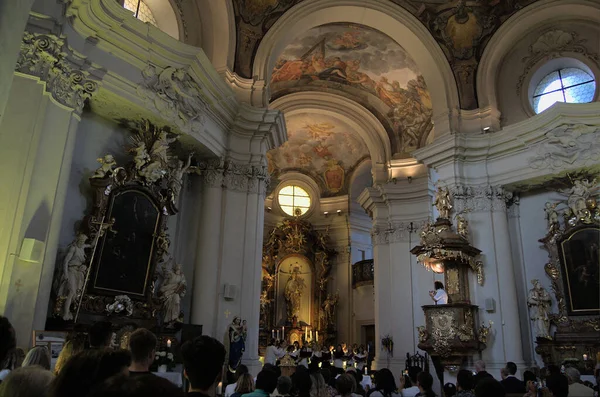 Interior Catedral Praga —  Fotos de Stock