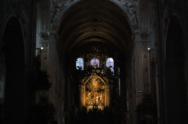 Interior Catedral Praga República Checa — Foto de Stock