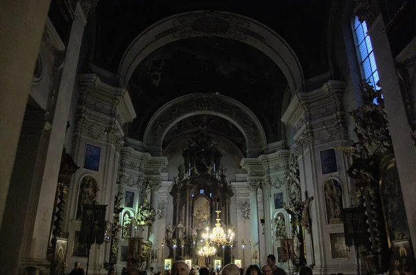 Інтер Собору Прага Чехія — стокове фото