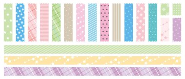 Maskeli bant illüstrasyon materyali