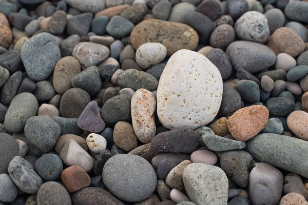 Sea Stones Pebble Beach Background — Stockfoto