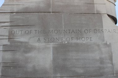 Martin Luther King Jr. Statue Washington DC Quote
