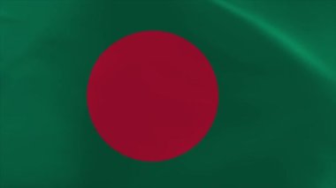 Bangladeş Dalgalanan Bayrak 4K Taşıma Duvar Kağıdı Arkaplanı