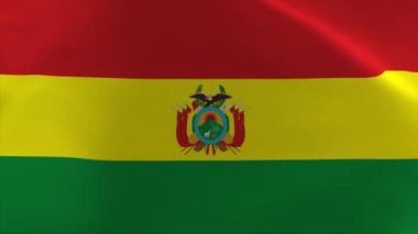 Bolivya Dalgalanan Bayrak 4K Taşıma Duvar Kağıdı Arkaplanı