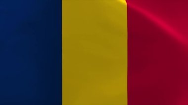 Chad Sallayan Bayrak 4K Taşıma Duvar Kağıdı Arkaplanı