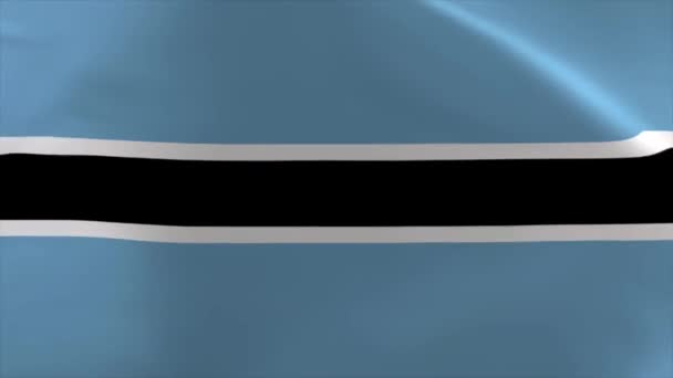 Botswana Waving Flag Moving Wallpaper Background — Stockvideo