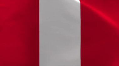 Peru Waving Flag Animation 4K Moving Wallpaper Background