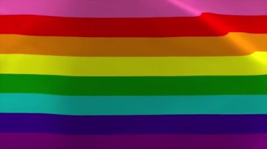 Orijinal LGBTQ Gururlu Gökkuşağı Dalgalanan Bayrak Canlandırma Duvar Kağıdı Arkaplanı