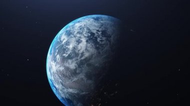 Uzay Görüntüsü Duvar Kağıdı Arkaplanından Dünyaya Görünüm