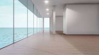 Modern evin 3 boyutlu canlandırması 