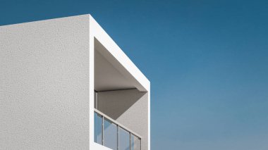 Modern evin 3 boyutlu canlandırması