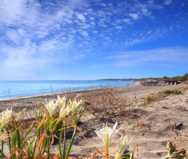 İtalya 'nın en güzel kumlu plajları Salento sahilindeki Alimini Plajı' ydı..