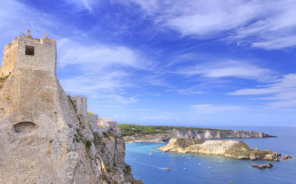 Archipel Île Tremiti Vue Sur Île San Domino Depuis Île — Photo