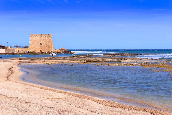 Torre Santa Sabina Beach Apulië Italië Uitkijktoren Van Santa Sabina — Stockfoto