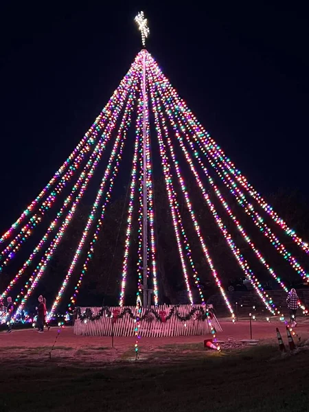 Christmas lights go round