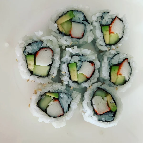 Yummy sushi for dinner