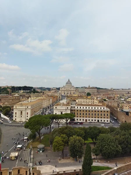 Roma Itália Junho 2017 Vista Cidade Vaticana — Fotografia de Stock