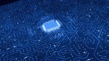 Technology sensitive intelligent chip circuit data information transmission