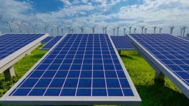 Solar panel power generation