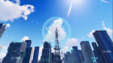 5G akıllı şehir ağı iletişimi