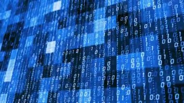 binary and big data information flow scrolling