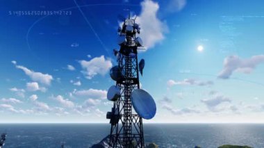 5g ağ iletişimi baz istasyonu sinyal kapsamı