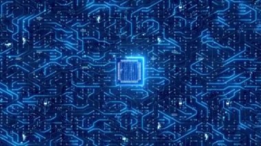 Çip devre kartının şimdiki satır değiştirme arkaplanı