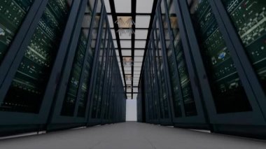 Artificial intelligence cloud service server room