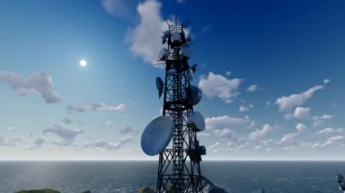 5G yeni altyapı iletişim kulesi sinyal iletimi