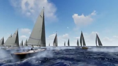 Gemi denize açıldı.