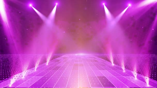 Stage Background Award Show Flashing Lights — Vídeo de stock