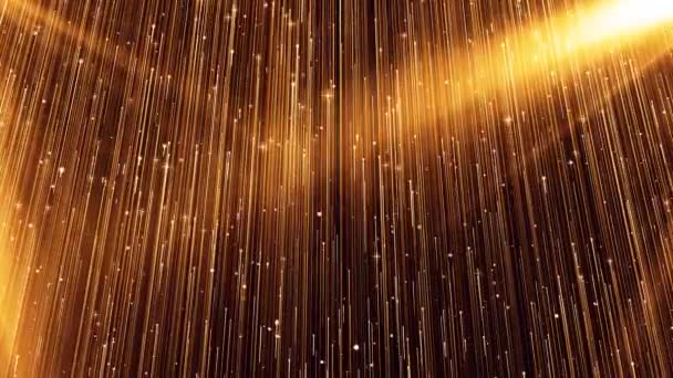 Красива Частинка Світла Чудовий Світлий Сценічний Фон — стокове відео